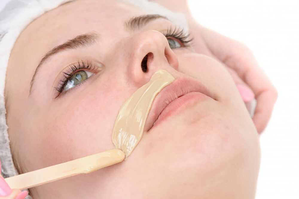 Waxing full face