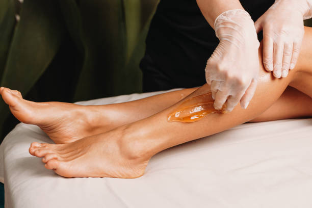 Waxing full legs