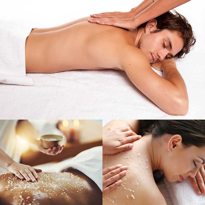 60mins body + 30mins body scrub