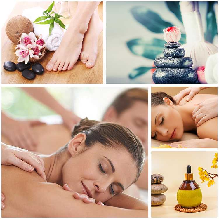 Package A_30Min foot massage and 60Min full body oil massage with Free Hot Stone